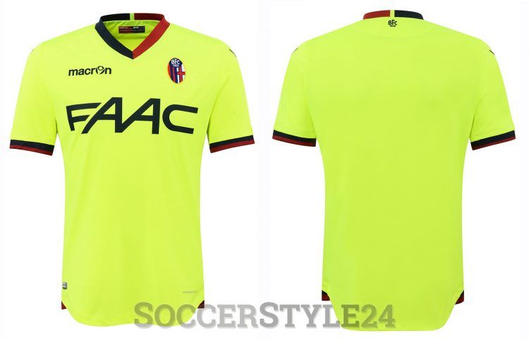 Seconda maglia Bologna 2016-2017 gialla