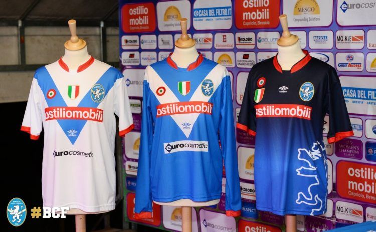 Le nuove maglie del Brescia Calcio Femminile 2016-17