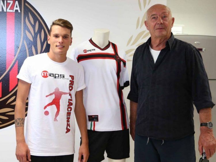 Seconda maglia Pro Piacenza 2016-17 bianca