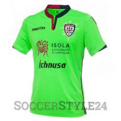 Cagliari terza maglia 2016-17 verde fluo