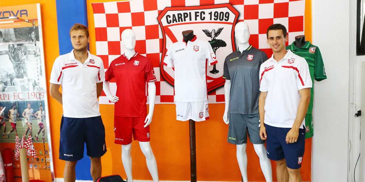 Presentazione maglie Carpi 2016-2017