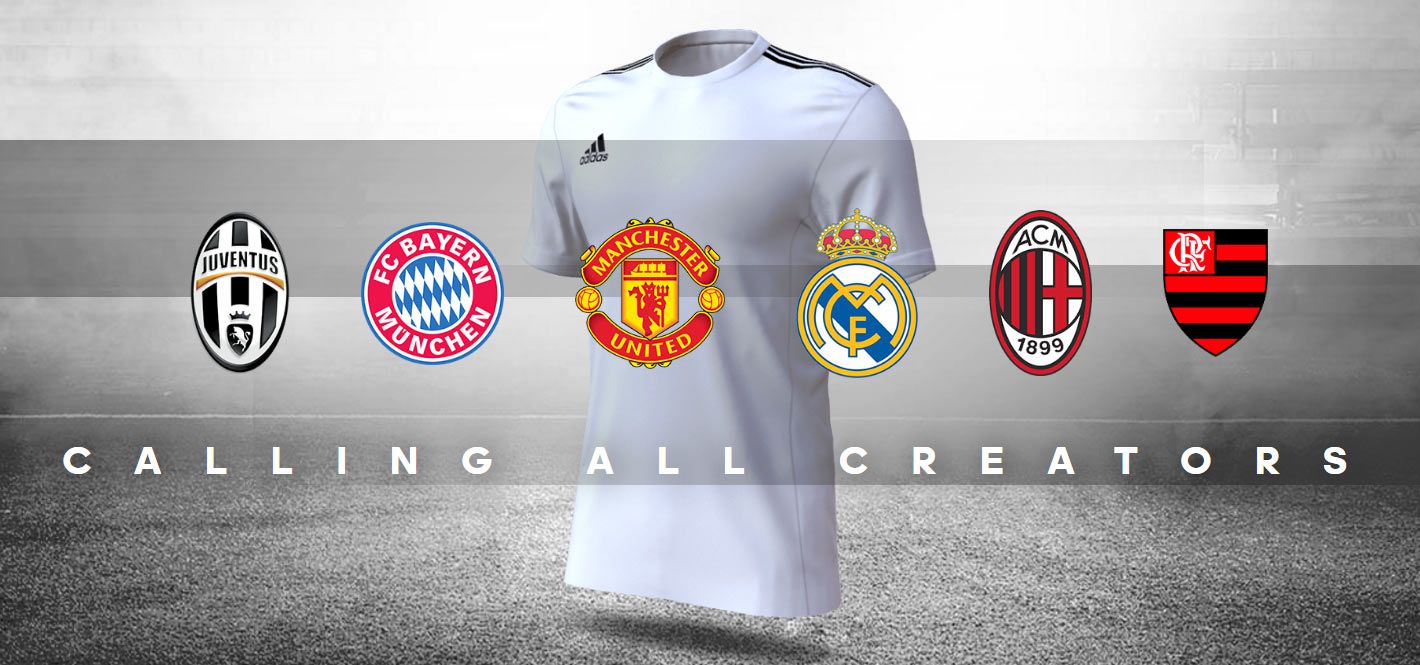 Adidas Creator Studio, disegna la terza maglia 2017-18 dei Top Club