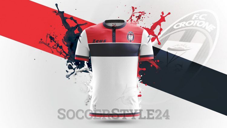 Seconda maglia Crotone 2016-2017 bianca Zeus