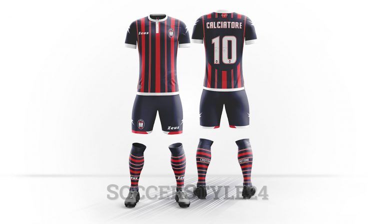 Crotone divisa rossoblù Serie A 2016-2017