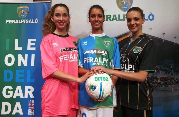 Le maglie della FeralpiSalò 2016-17 vestite dalle modelle