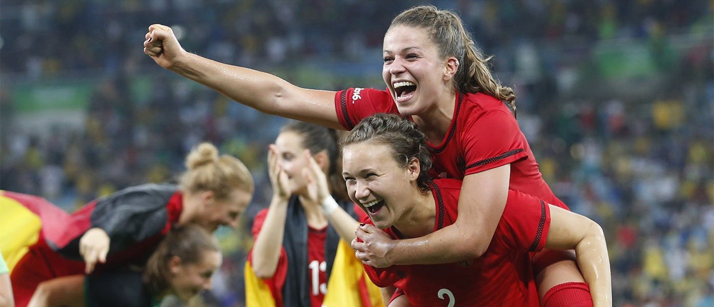 Festa Germania oro calcio donne