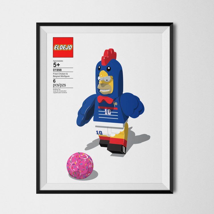 Homer Simpson Lego Francia 1998