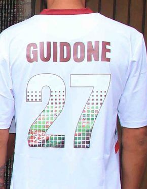 Nome numero Reggiana 2016-2017 font