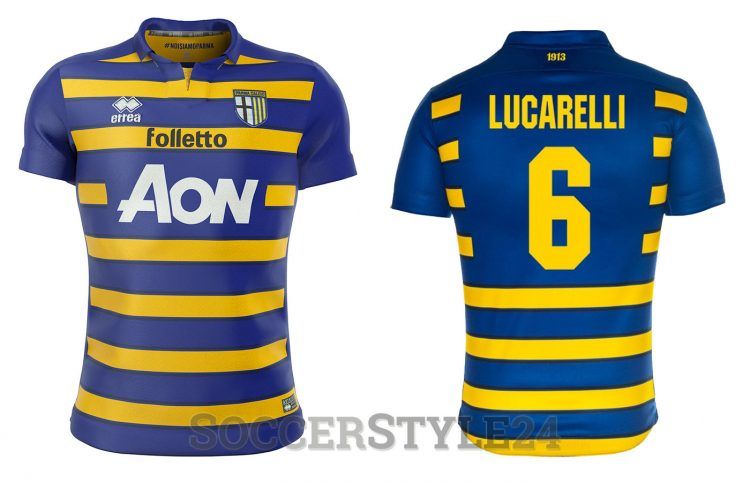 Seconda maglia Parma Calcio 2016-17 gialloblù