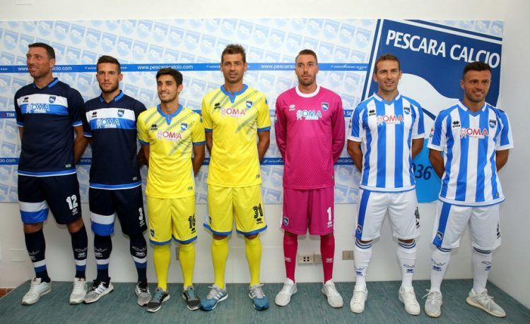 Maglie Pescara 2016-2017 Serie A