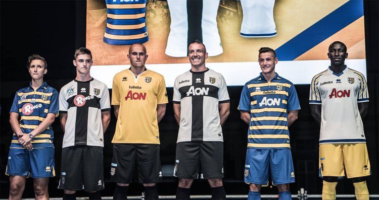 Presentazione maglie Parma 2016-2017 al Parco Ducale
