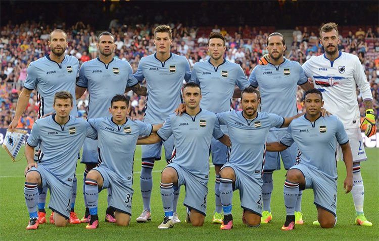 Terza divisa Sampdoria 2016-17 pervinca
