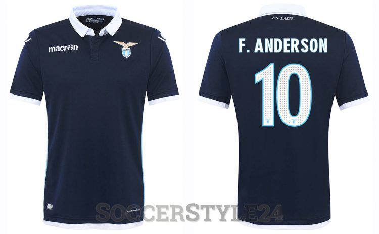 Seconda maglia Lazio 2016-2017 F.Anderson