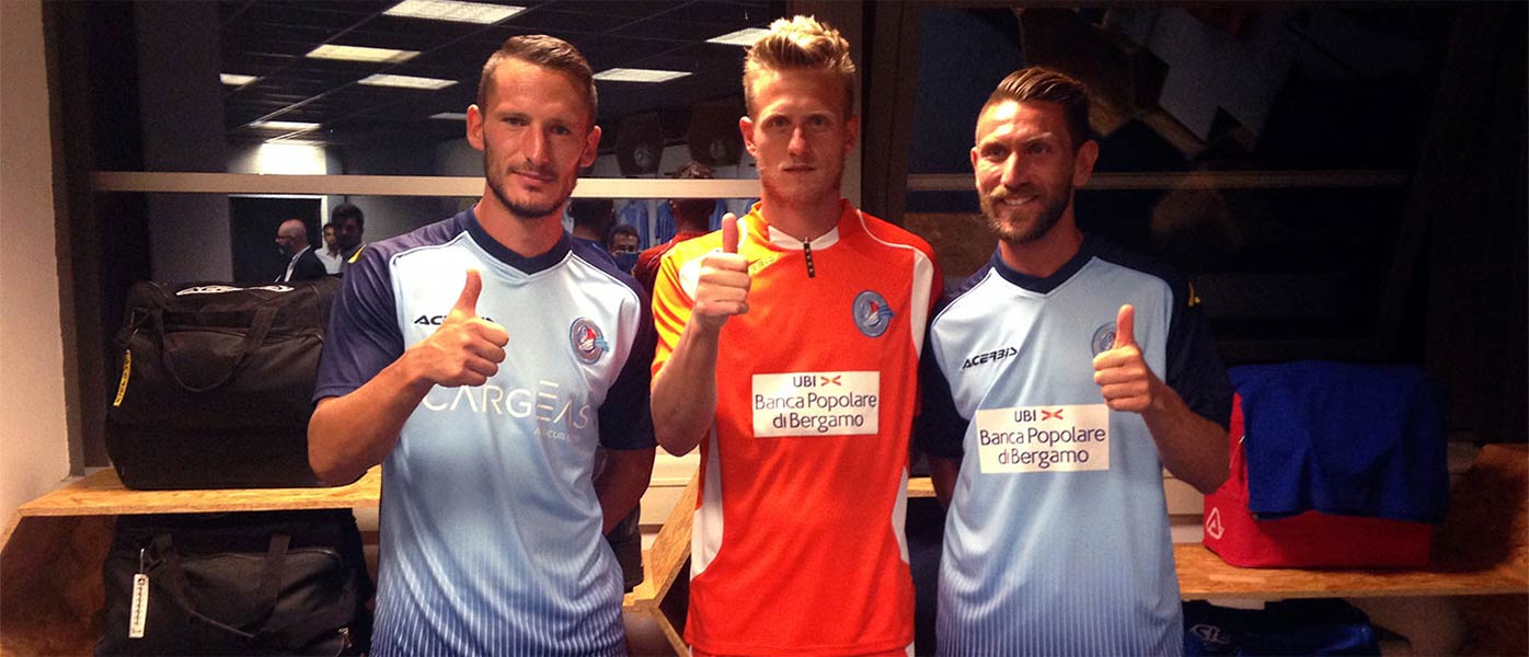 Presentazione maglie Albinoleffe 2016-17 Acerbis