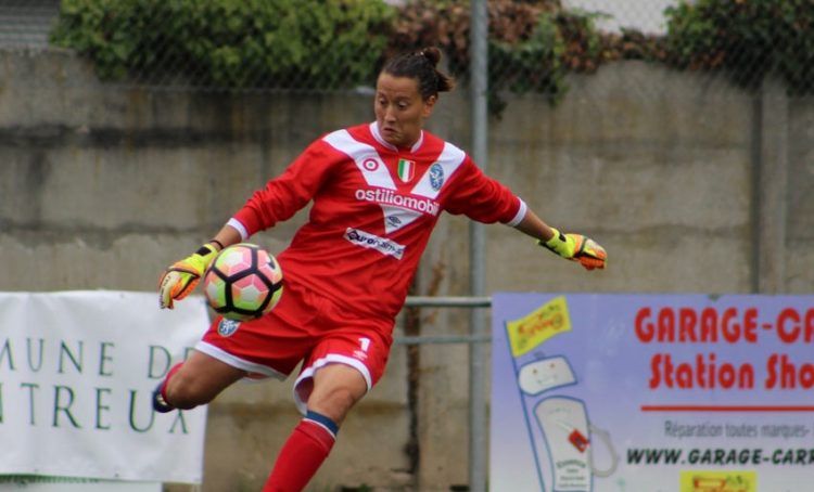 Maglia da portiere rossa Brescia Calcio Femminile 2016-17