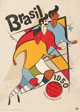 Poster Mondiali Brasile 1950