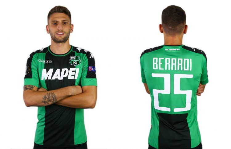 Maglia Sassuolo Europa League 2016-17, Berardi