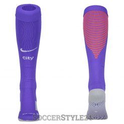 Manchester City calzettoni viola 2016-17 third