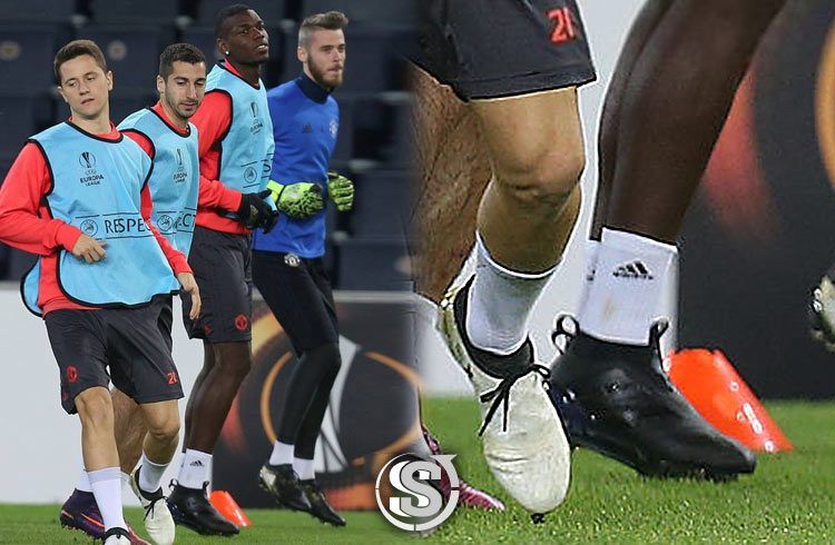 Pogba scarpe adidas ACE 17 in allenamento