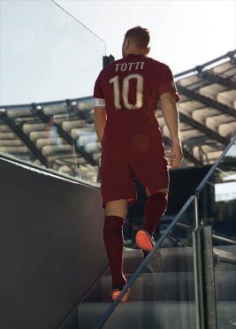 Totti kit AS Roma derby