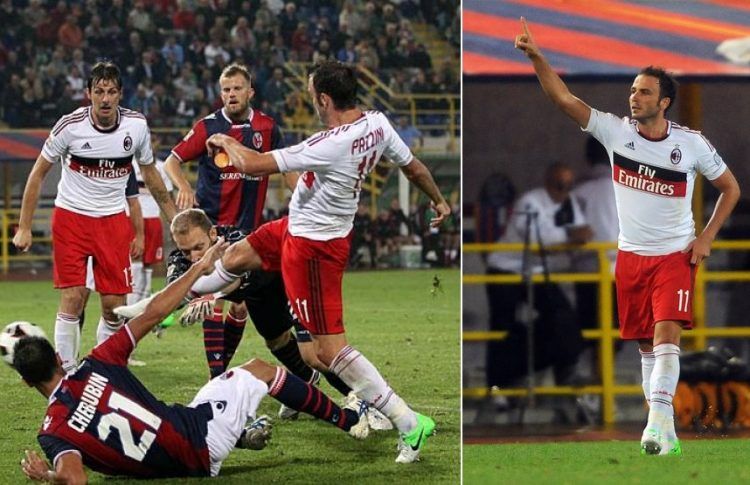 Bologna-Milan 2012-2013 - Pazzini