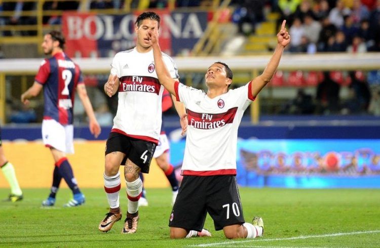 Bologna-Milan 2015-16 pantaloncini neri