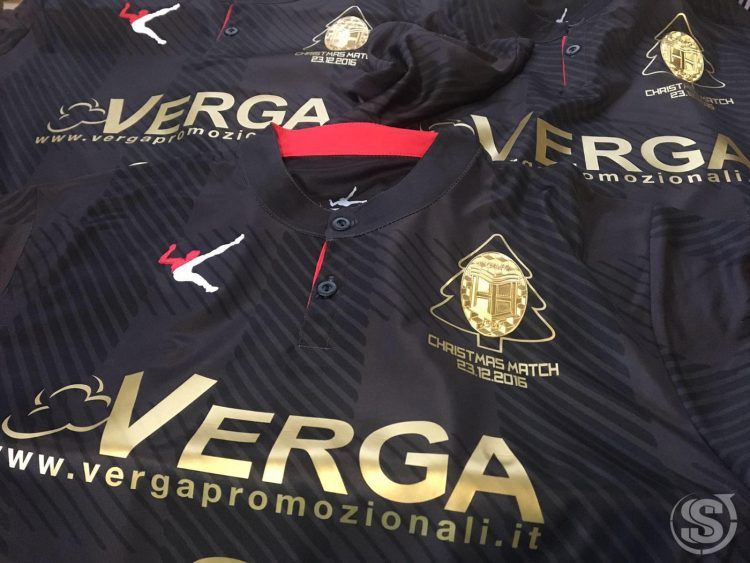 Maglia Como Natale 2016 nera-oro