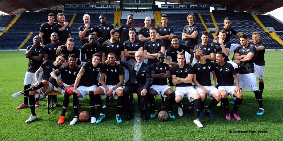 Udinese kit 120 anni