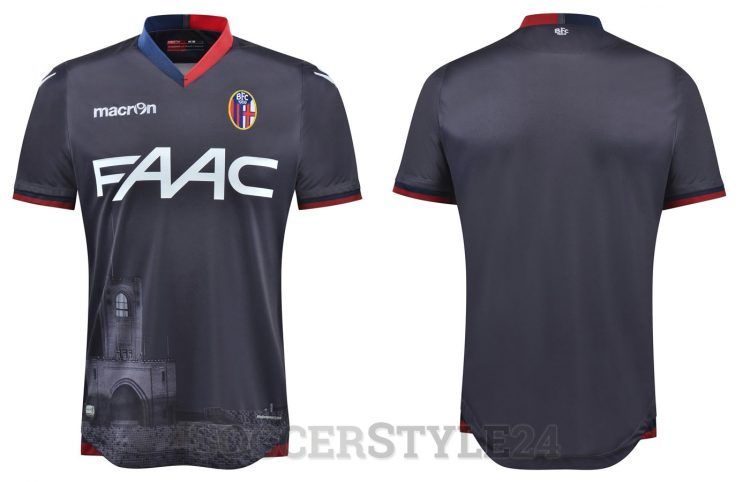Terza maglia Bologna 2016-17 antracite