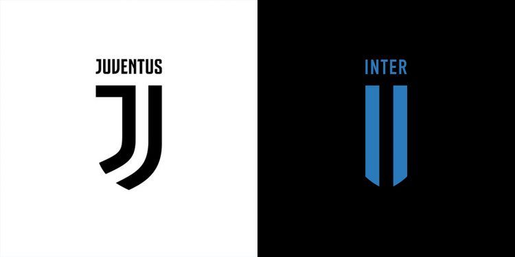 Logo stile Juve Juventus Inter