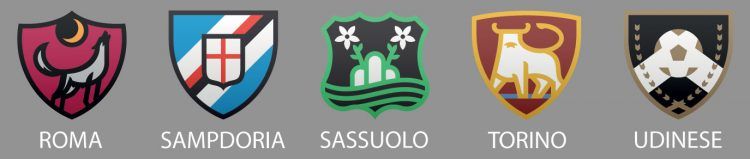 Roma, Samp, Sassuolo, Torino e Udinese