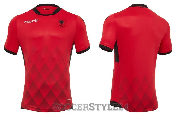 Maglia Albania 2017-2018 home rossa