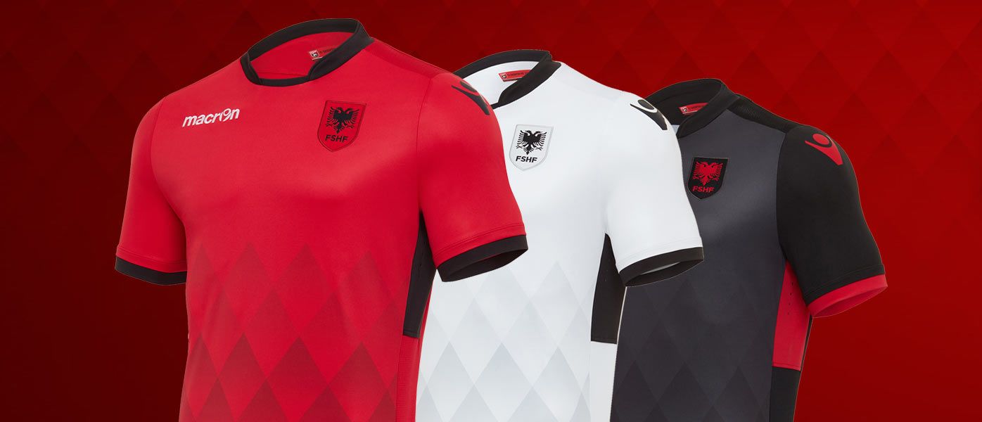 Maglia Albania 2016-2017 Macron Third