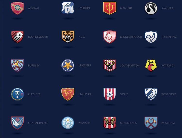 Loghi Premier League di Frase Davidson per Ballr