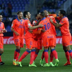 Retro divisa away Las Palmas numeri blu