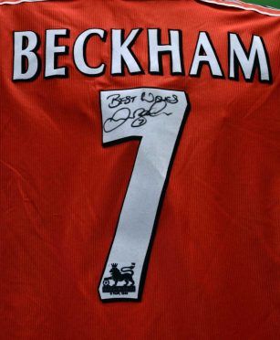 Maglia Beckham 7 font 1997-2007