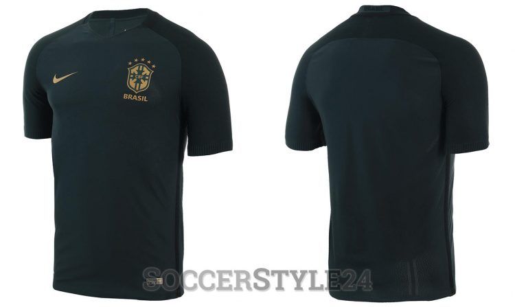 Terza maglia Brasile 2017 verde Nike