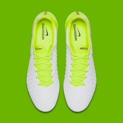 La tomaia delle Nike Magista Opus bianco-giallo