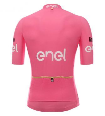 Il retro della maglia rosa del Giro 2017, edizione 100