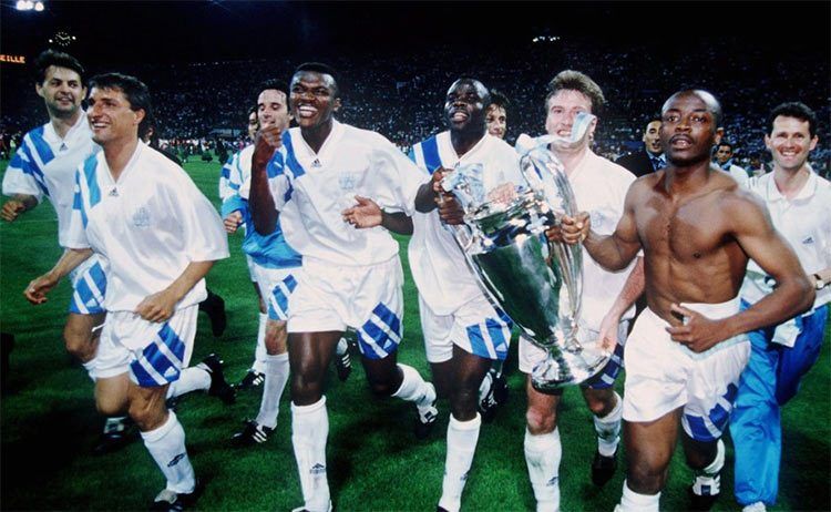 L'Olympique Marsiglia con la Champions League 1992-93