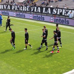 I calciatori dello Spezia Calcio