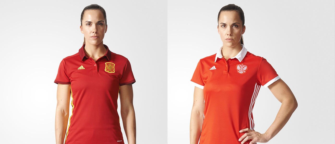 Maglie Spagna e Russia Europei 2017