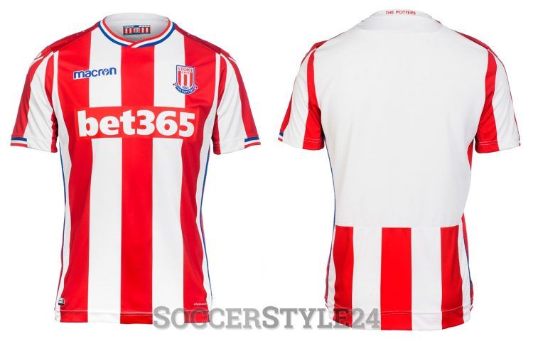 Maglia Stoke City 2017-2018 Macron
