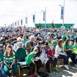 I tifosi alla presentazione del nuovo kit del Celtic