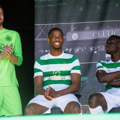 Calciatori Celtic alla presentazione