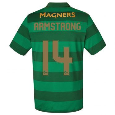 Il retro della maglia away del Celtic 2017-18