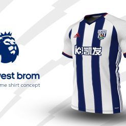 West Bromwich Home Adidas EPL