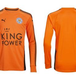 Leicester, terza divisa portiere arancione 2017-18