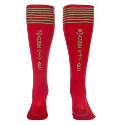 Le calze rosse dello Swansea City 2017-18