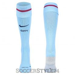 Calzettoni Manchester City 2017-18 celesti